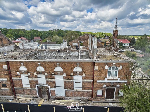 Przebudowa NCK SOKÓŁ z lotu ptaka